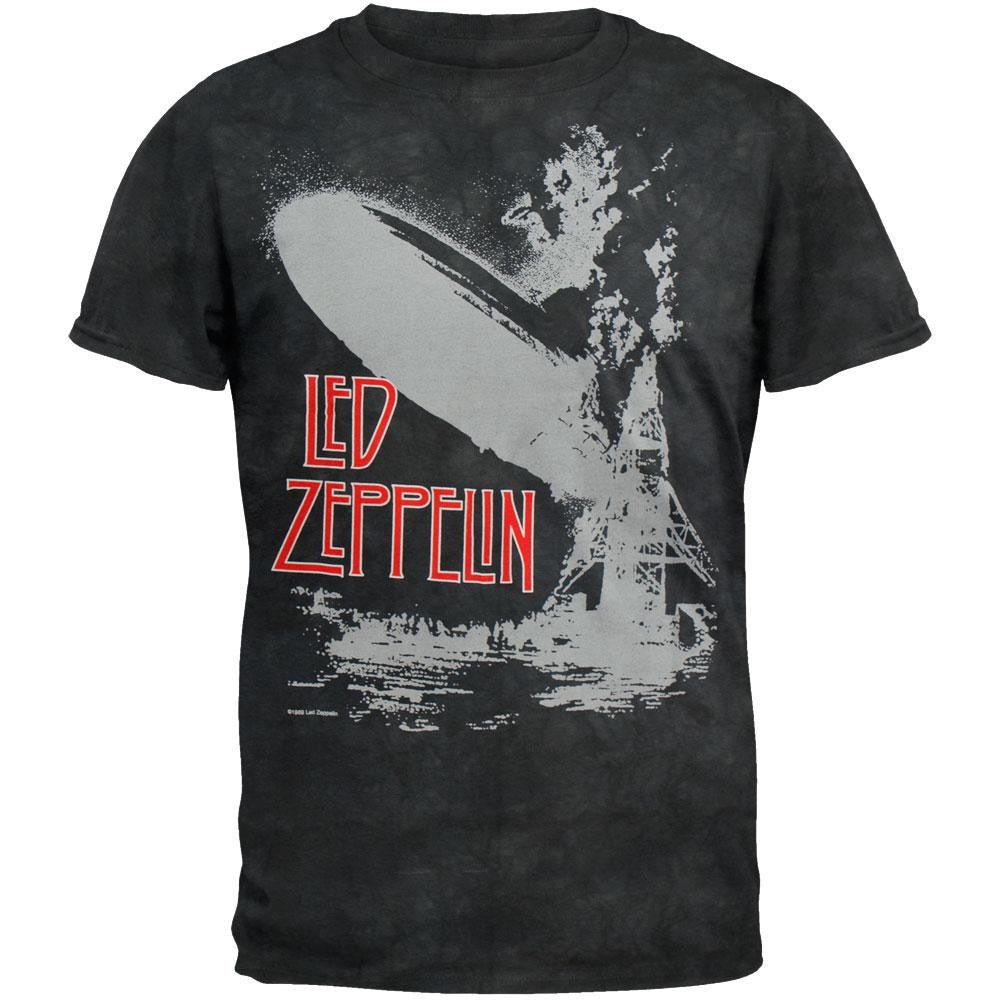 Led Zeppelin - Exploding Zep T-Shirt Men's T-Shirts Led Zeppelin MD Black