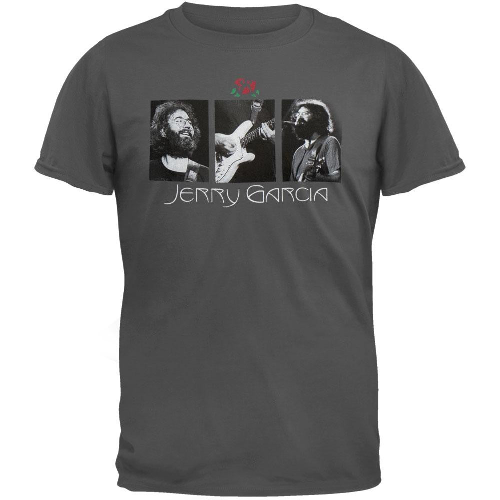 Jerry Garcia - Jerry Frames T-Shirt Men's T-Shirts Jerry Garcia MD Grey 