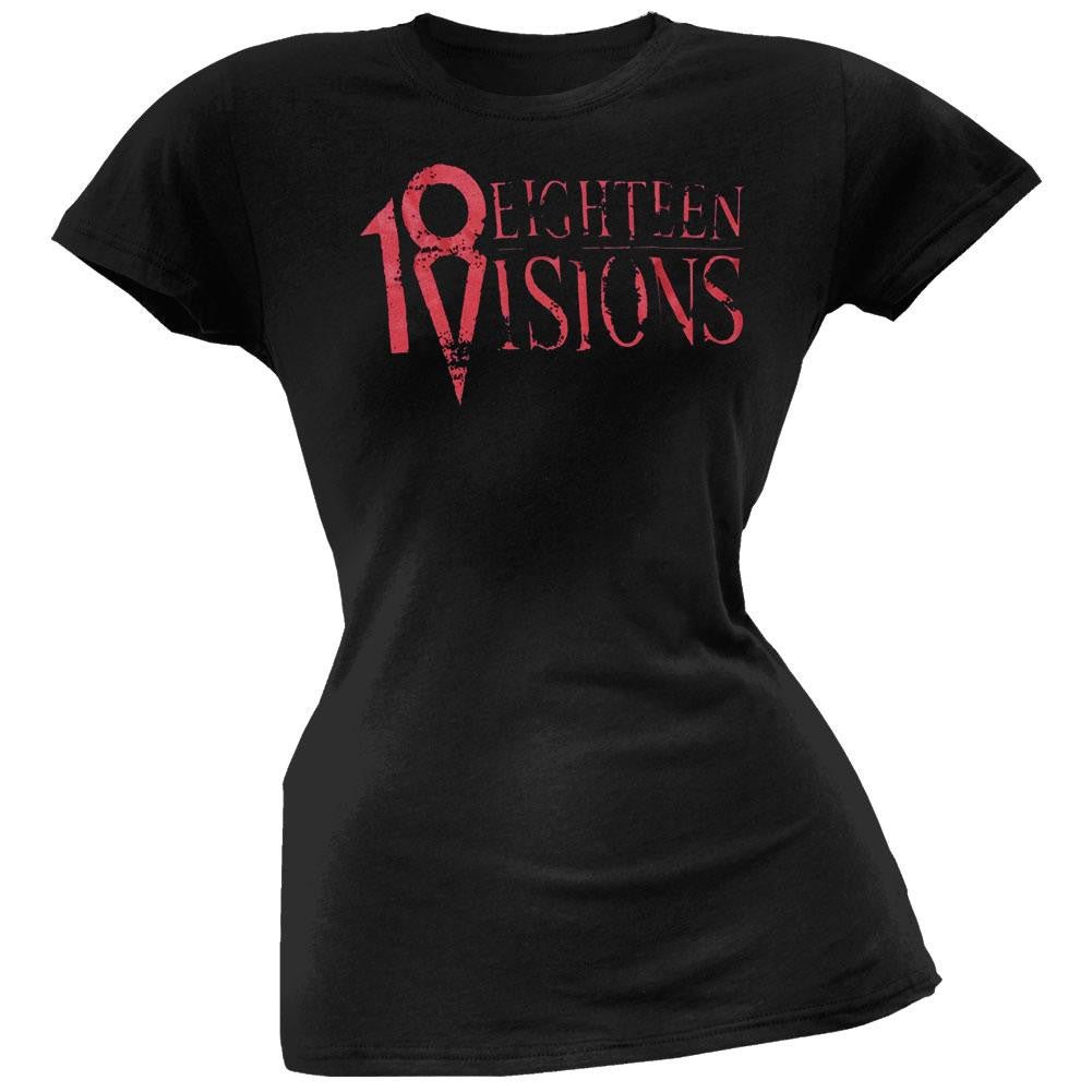 Eighteen Visions - Simple Juniors T-Shirt Juniors T-Shirts Eighteen Visions LG Black 