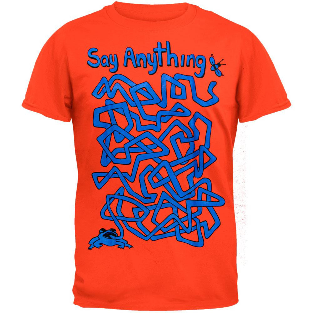 Say Anything - Frog Tongue Youth T-Shirt Youth T-Shirts Say Anything (band) MD Orange