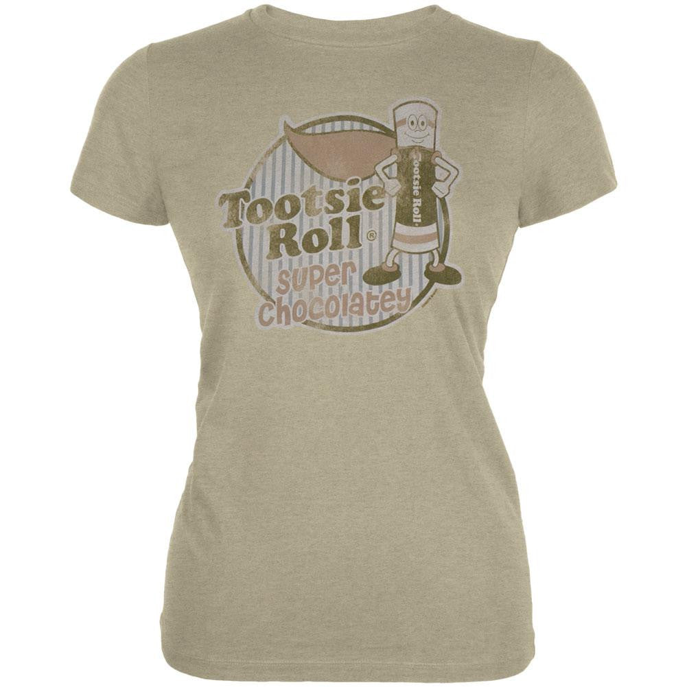 Tootsie Roll - Chocolatey Juniors T-Shirt Juniors T-Shirts Tootsie MD Tan 