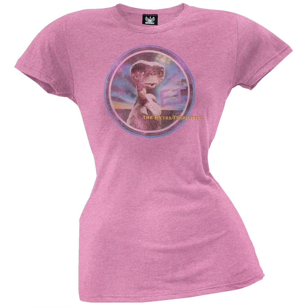 ET - Circle Juniors T-Shirt Juniors T-Shirts E.T. XS Pink 