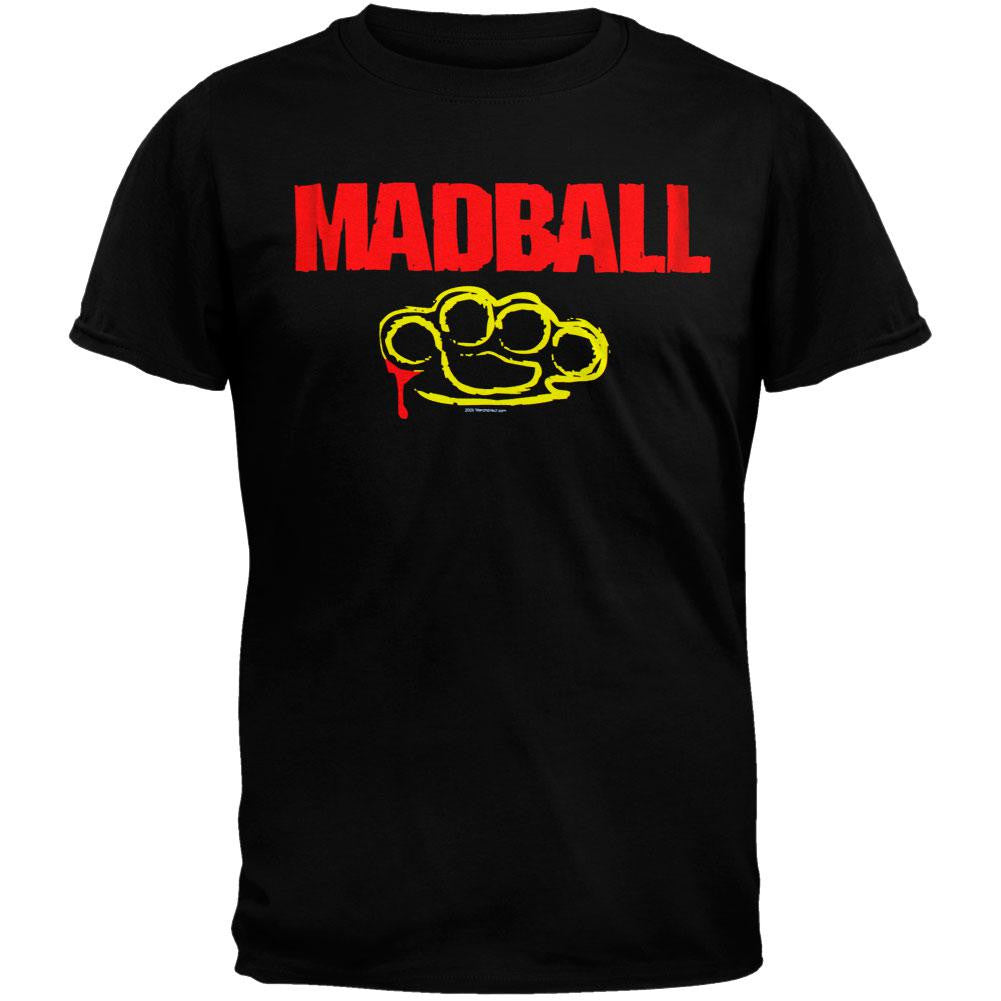 Madball - Brass Knuckles Black T-Shirt Men's T-Shirts Madball MD Black 