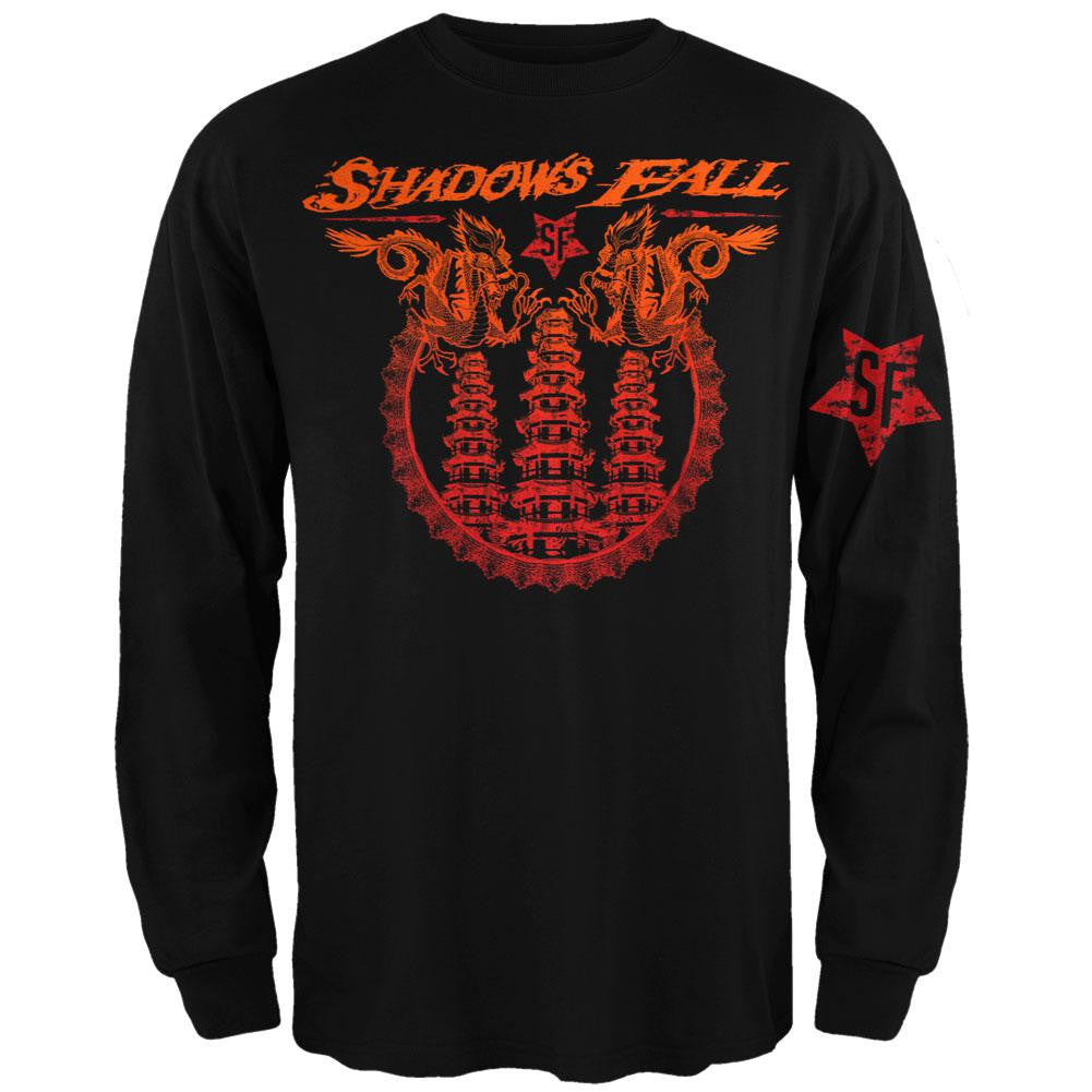 Shadows Fall - Dragon Temple Long Sleeve T-Shirt Men's Long Sleeves Shadows Fall   