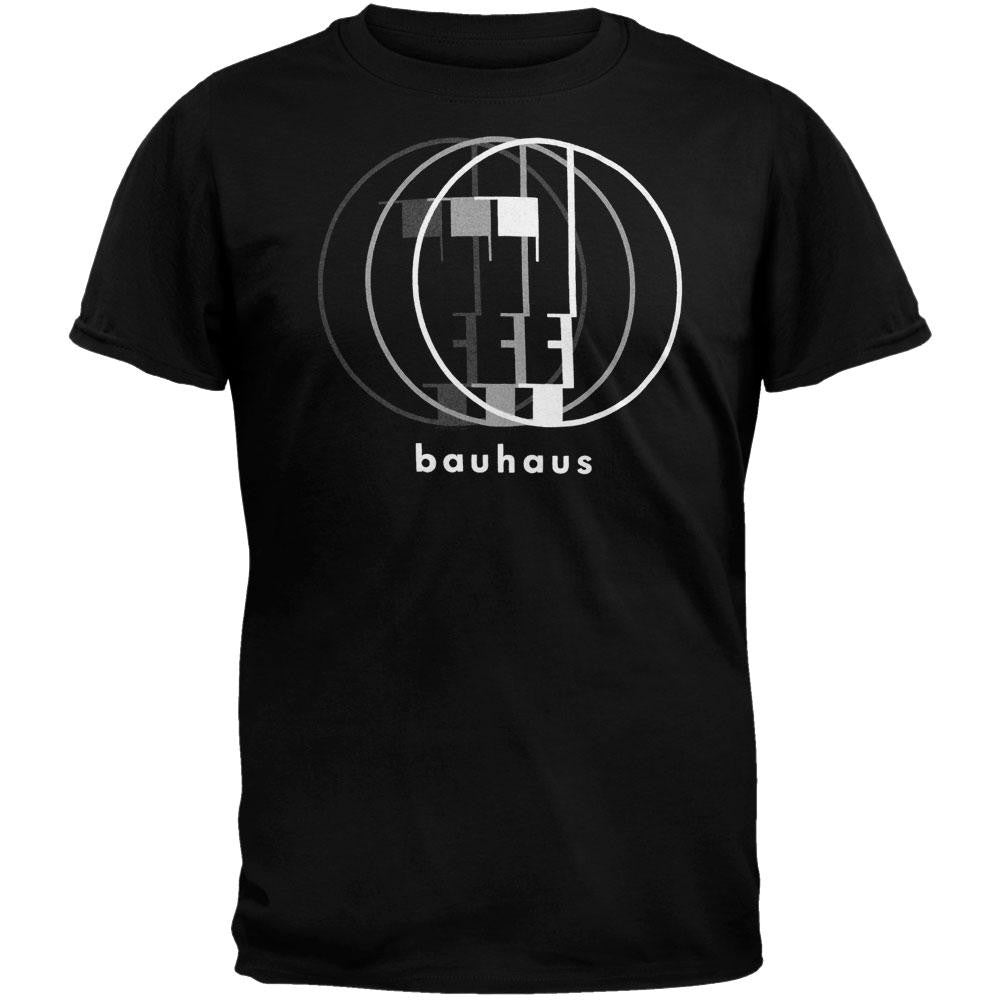 Bauhaus - Greyscale Faces T-Shirt Men's T-Shirts Bauhaus SM Black 