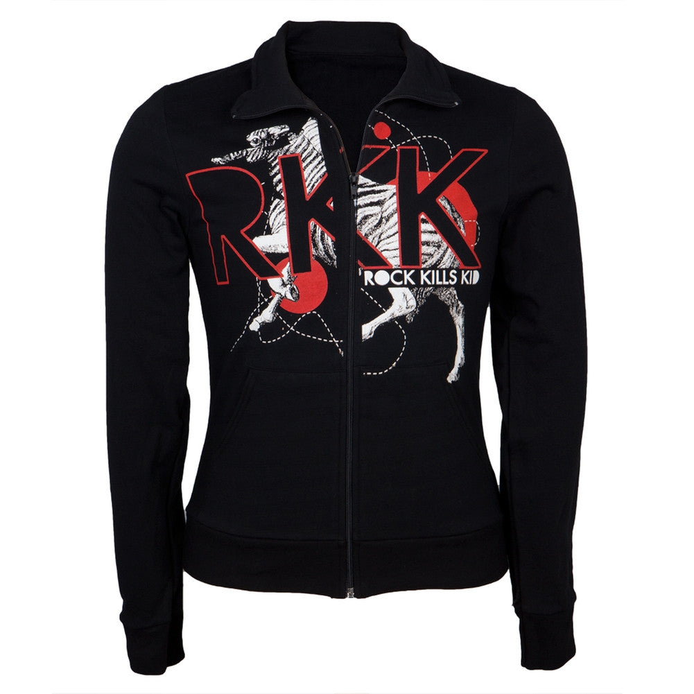 Rock Kills Kid - Zebra Track Jacket Men's Jackets Rock Kills Kid SM Black 