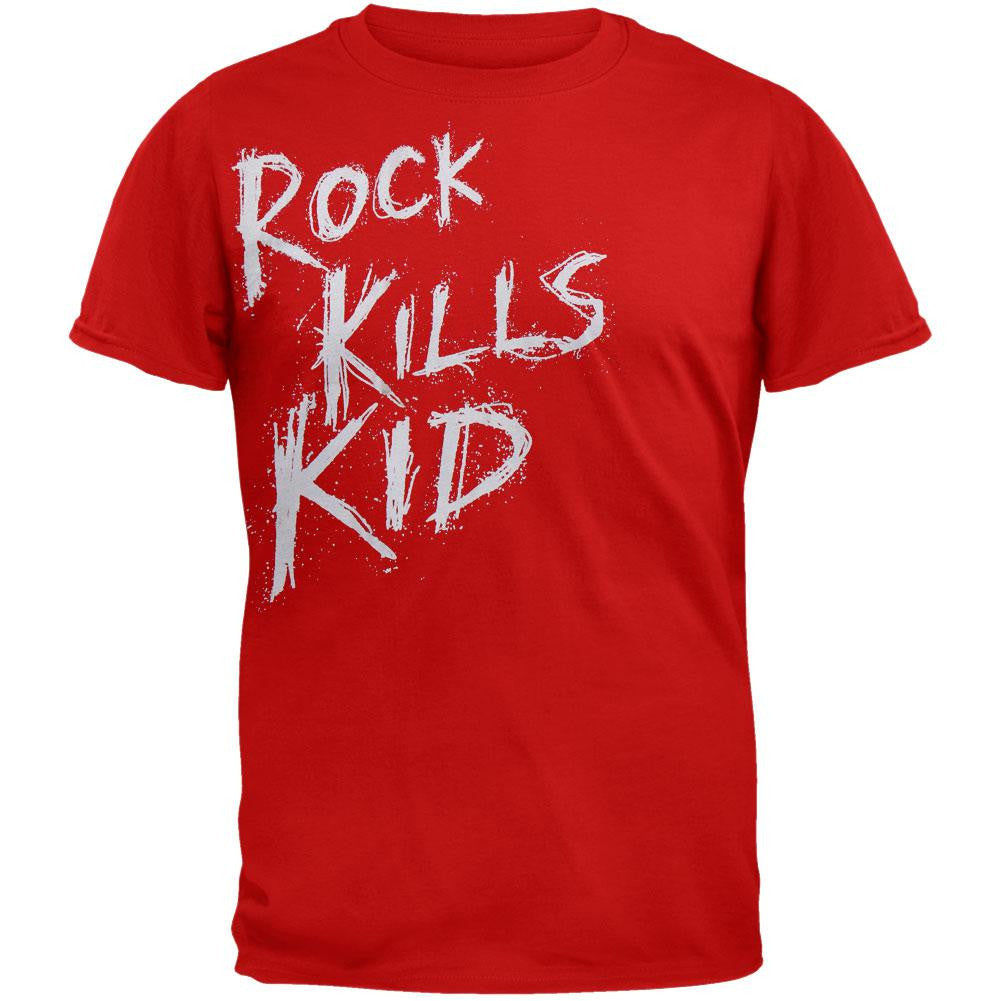 Rock Kills Kid - Scratch Logo T-Shirt Men's T-Shirts Rock Kills Kid SM Red 