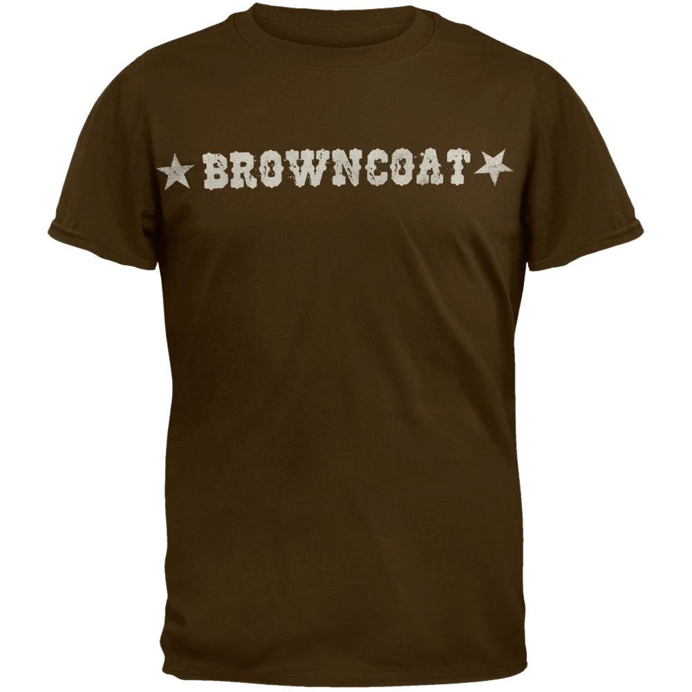 Firefly - Browncoat T-Shirt Men's T-Shirts Firefly SM Brown 