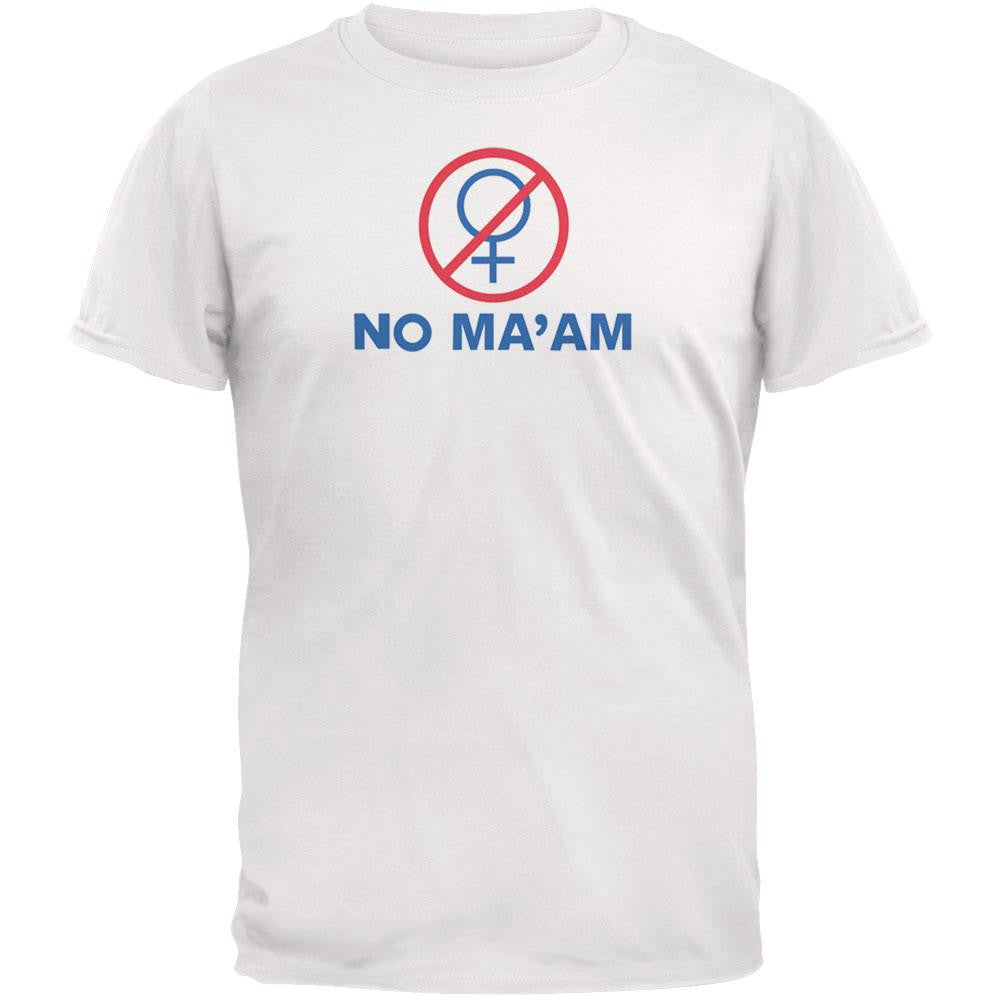 Married With Children - No Ma'am T-Shirt Men's T-Shirts Married With Children SM White 