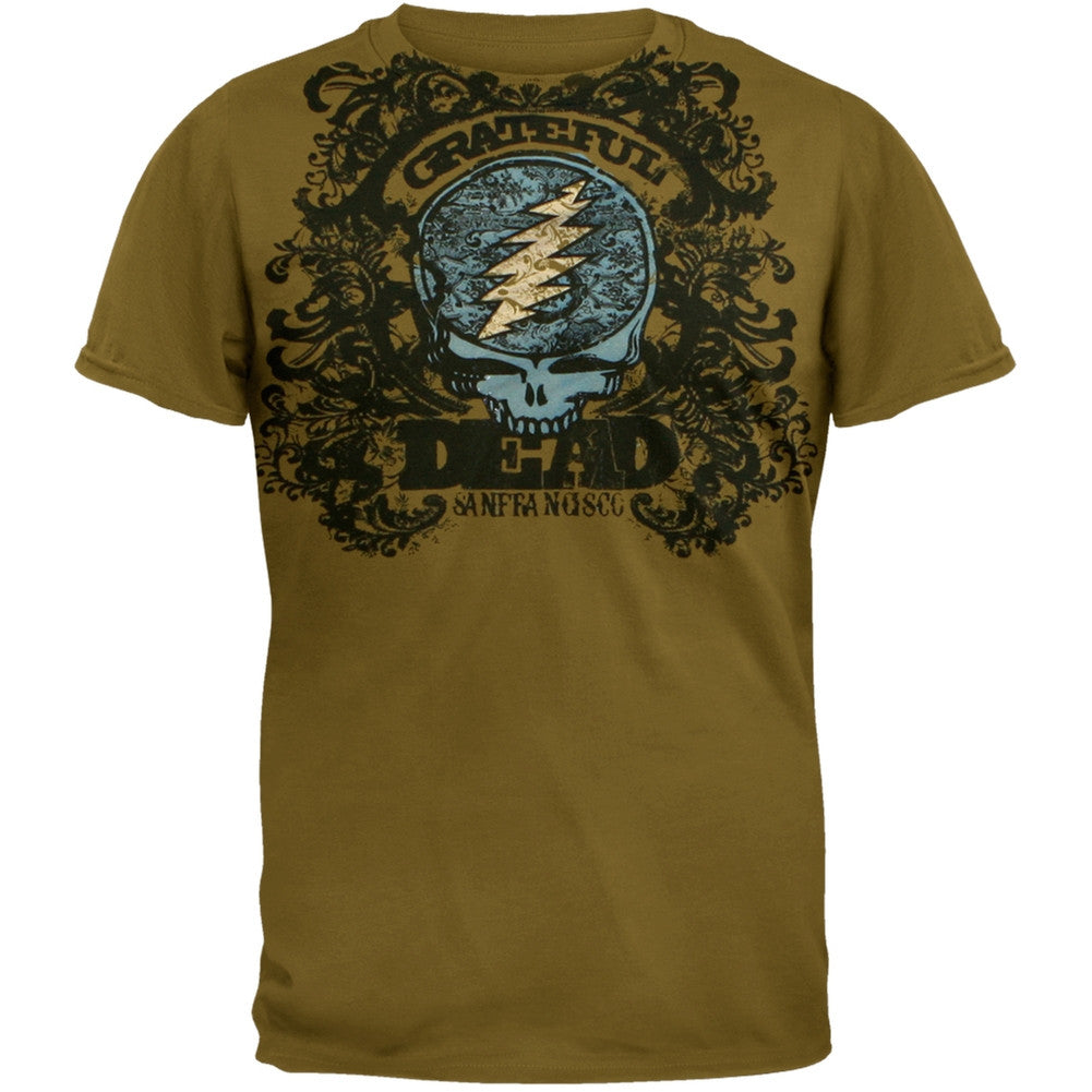 Grateful Dead - San Fran Reversible T-Shirt Men's T-Shirts Grateful Dead MD Dark Green