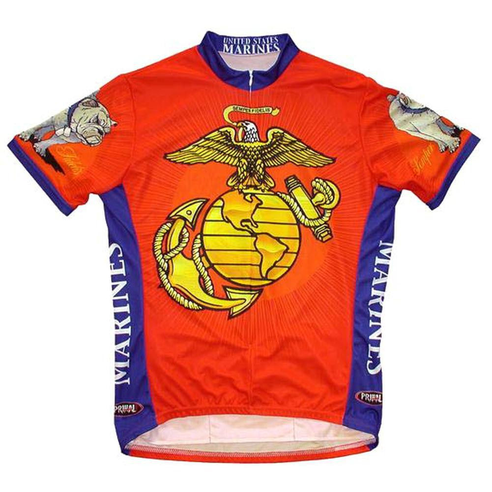 US Marines - Logo Cycling Jersey Men's Cycling Jerseys US Marines   