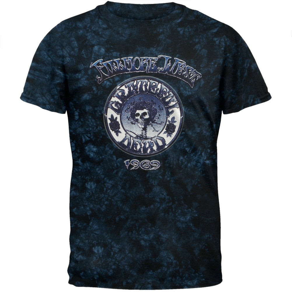 Grateful Dead - Fillmore West Tie Dye T-Shirt Men's T-Shirts Grateful Dead MD Dark Blue