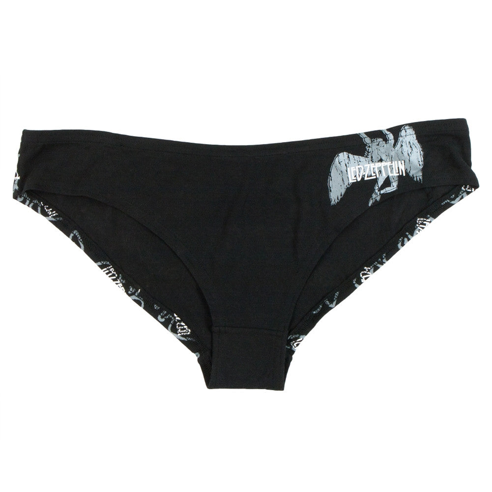 Led Zeppelin - Icarus Panties Women's Underwear Led Zeppelin MD Black 