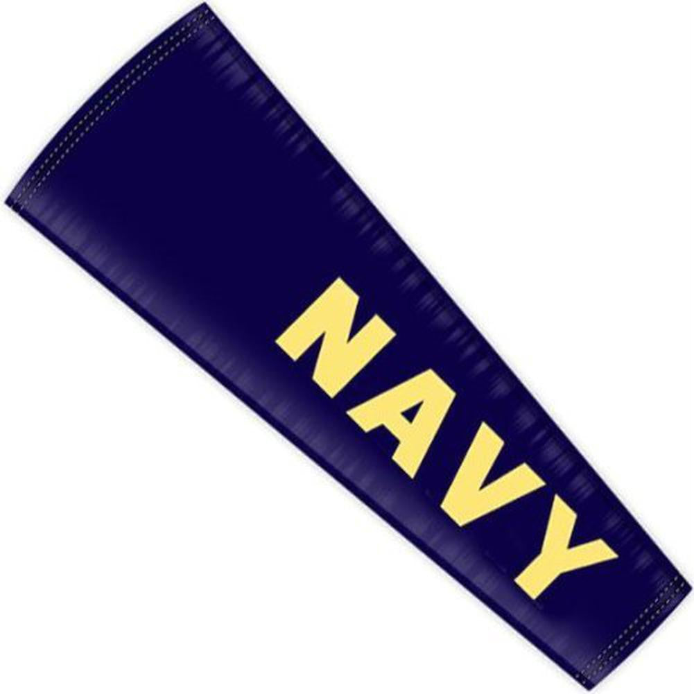 US Navy - Logo Arm Warmers Men's Cycling Arm Warmers US Navy LG Blue 