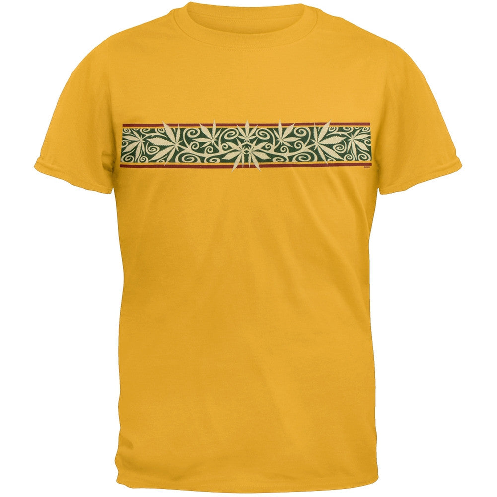 Weed Vines T-Shirt Men's T-Shirts Old Glory 2XL Yellow 