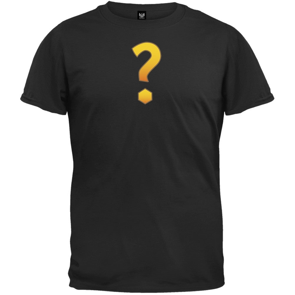 Question Mark Black T-Shirt Men's T-Shirts Old Glory   