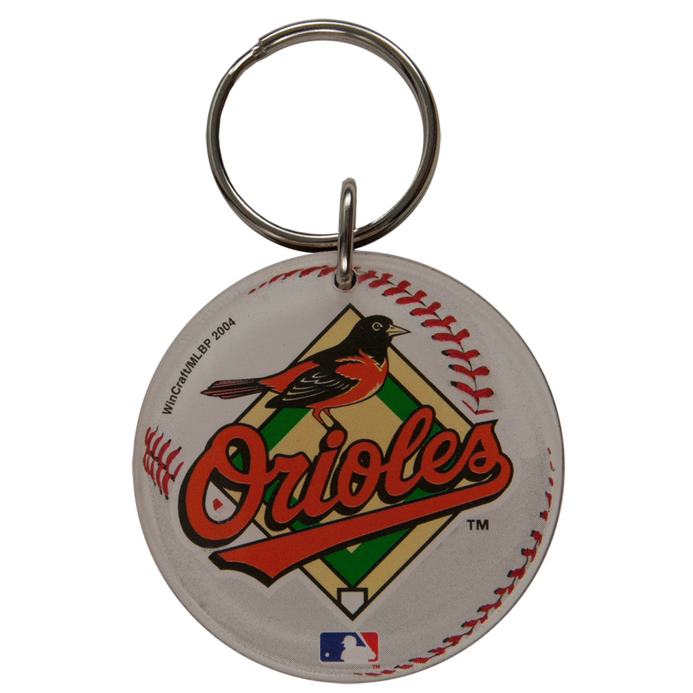 Baltimore Orioles - Baseball Logo Acrylic Keychain Keychains Old Glory OS White 