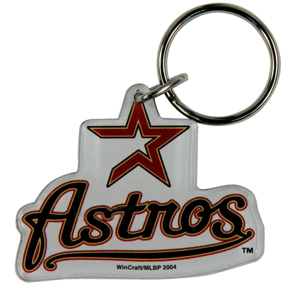 Houston Astros - Logo Acrylic Keychain Keychains Houston Astros OS White 