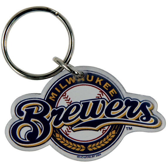 Milwaukee Brewers - Logo Acrylic Keychain Keychains Milwaukee Brewers OS Multi 