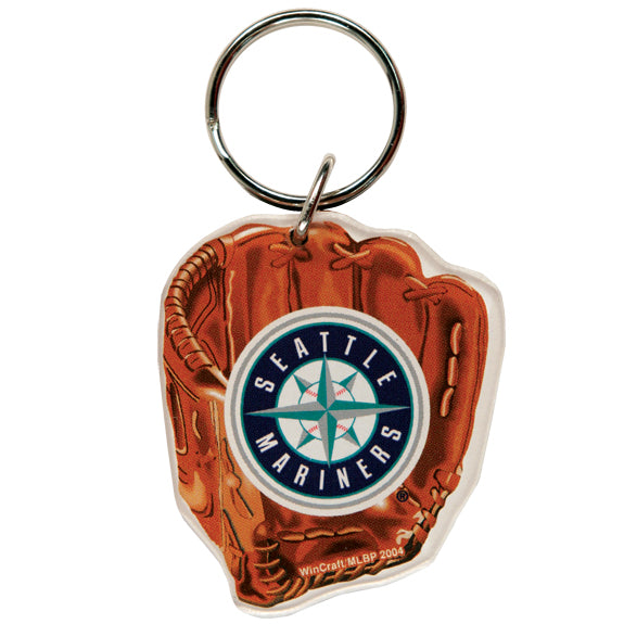 Seattle Mariners - Glove Logo Acrylic Keychain Keychains Seattle Mariners OS Multi 