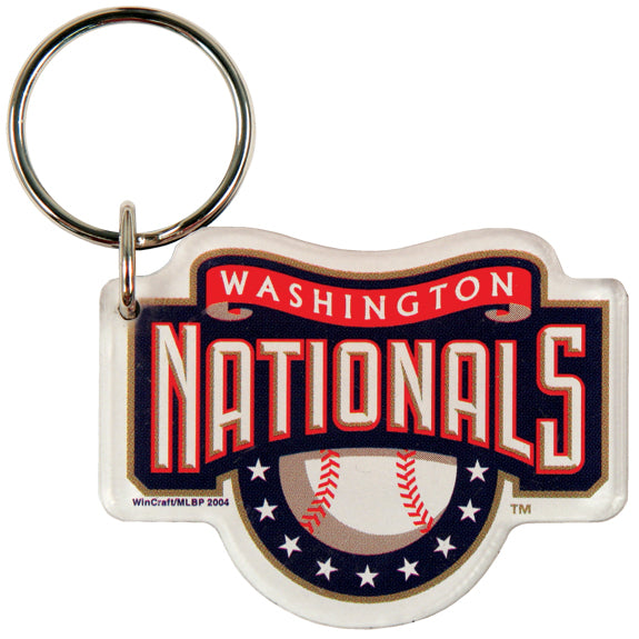 Washington Nationals - Logo Acrylic Keychain Keychains Old Glory   