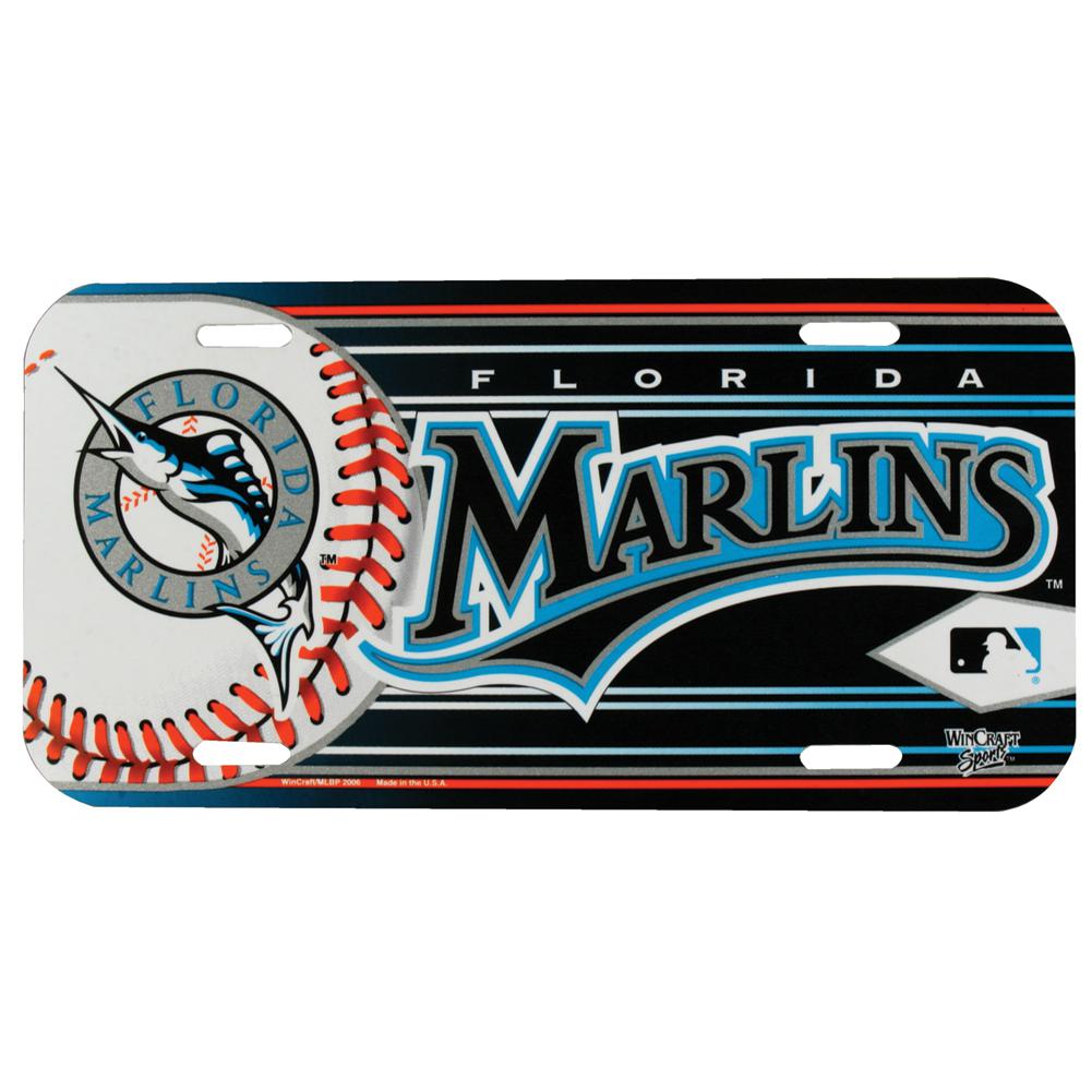 Florida Marlins - Baseball License Plate License Plates Old Glory OS Multicoloured 