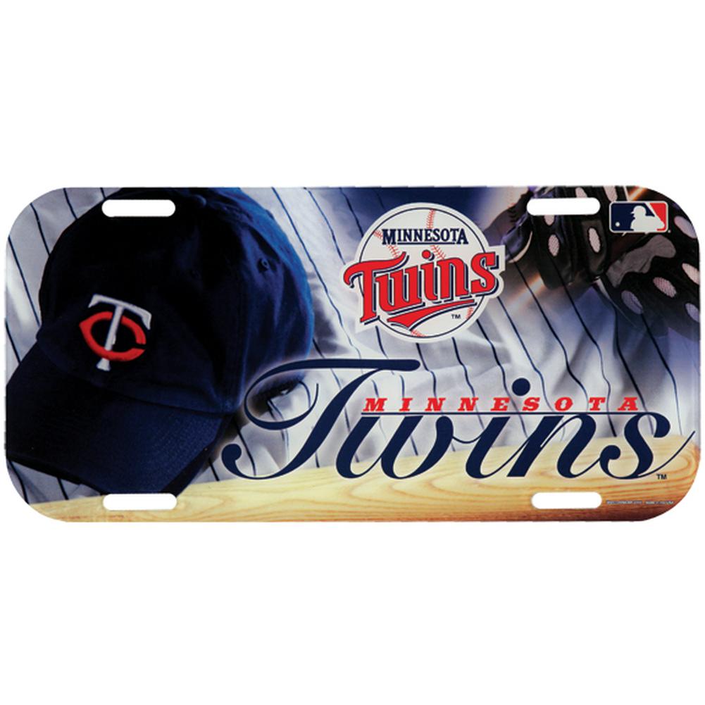 Minnesota Twins - Field High Def Acrylic License Plate License Plates Old Glory OS Multicoloured 