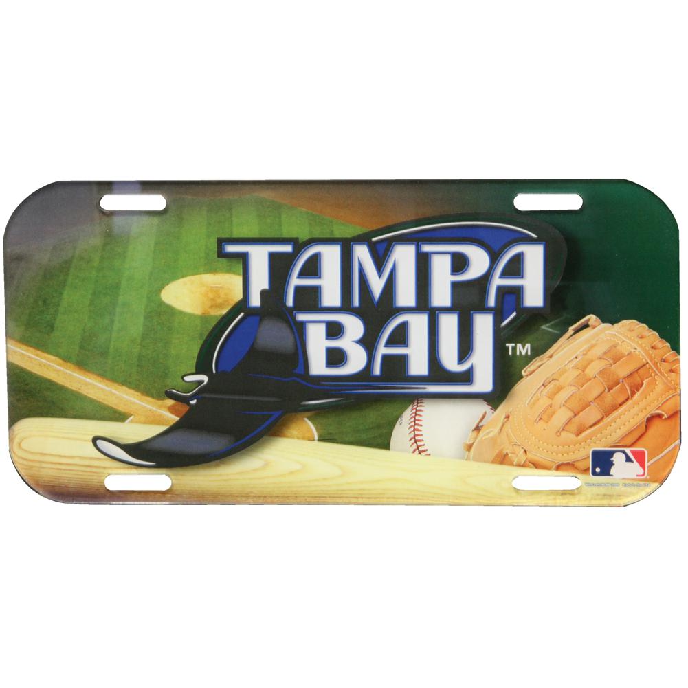 Tampa Bay Devil Rays - Field High Def License Plate License Plates Old Glory OS Multicoloured 