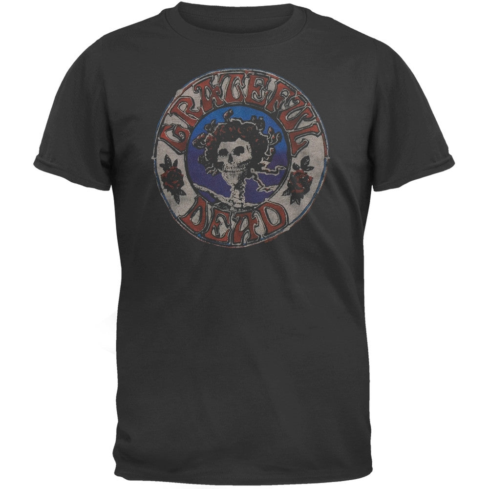 Grateful Dead - Bertha Rose Soft T-Shirt Men's T-Shirts Grateful Dead SM Black 