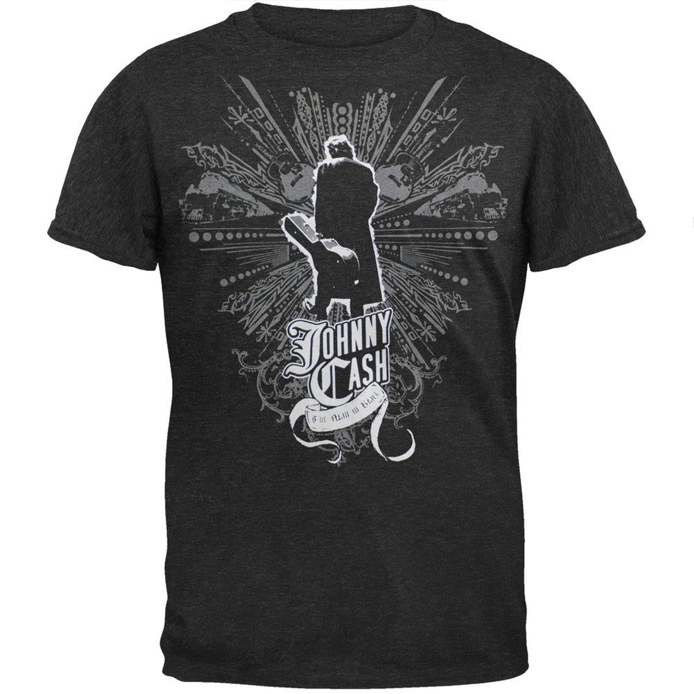 Johnny Cash - Life T-Shirt Men's T-Shirts Johnny Cash SM Black 