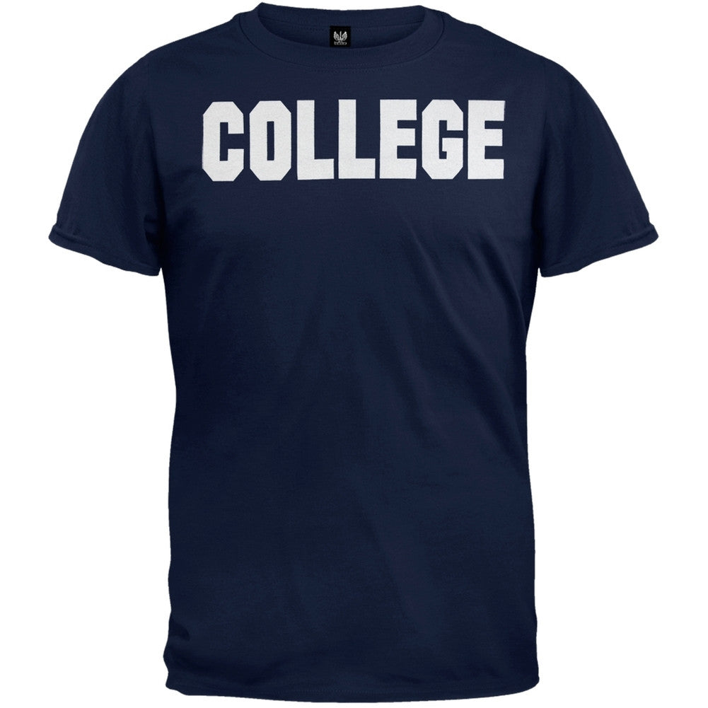 Animal House - College T-Shirt Men's T-Shirts Animal House SM Dark Blue 