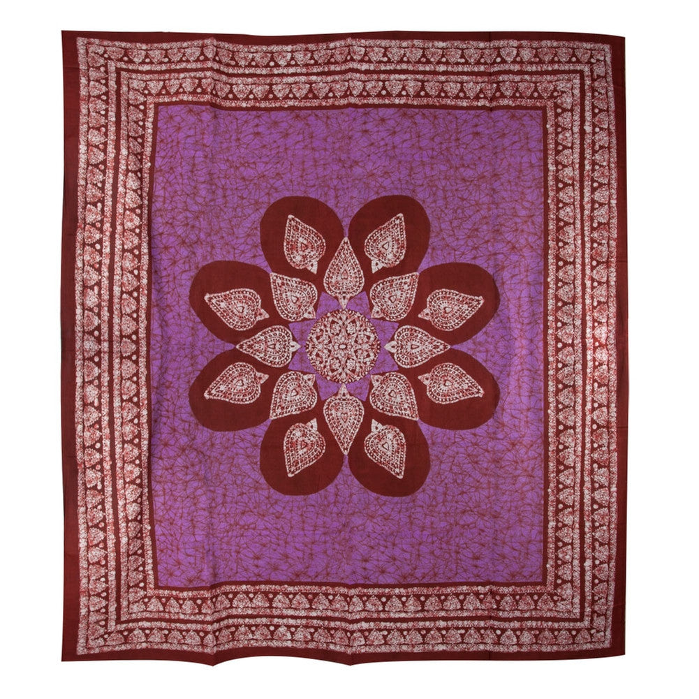 Blossomed Flower Batik Tapestry Tapestries Old Glory   