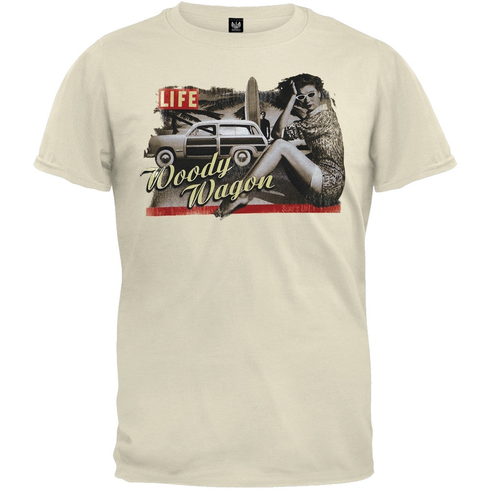 Life Magazine - Woody Wagon T-Shirt Men's T-Shirts Life Magazine   