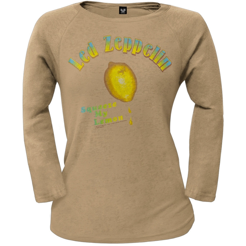 Led Zeppelin - Lemon Juniors Thermal Juniors Thermals Led Zeppelin SM Brown 