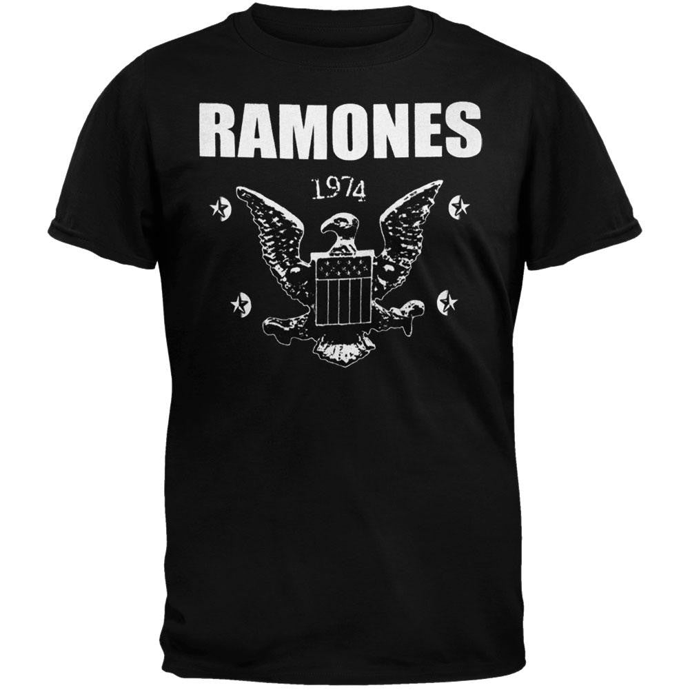 Ramones - Eagle Soft T-Shirt Men's T-Shirts Ramones   