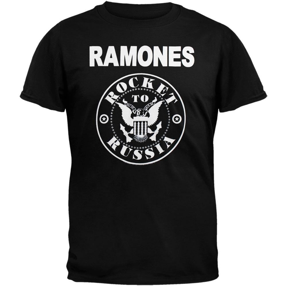 Ramones - Rocket Seal T-Shirt Men's T-Shirts Ramones   