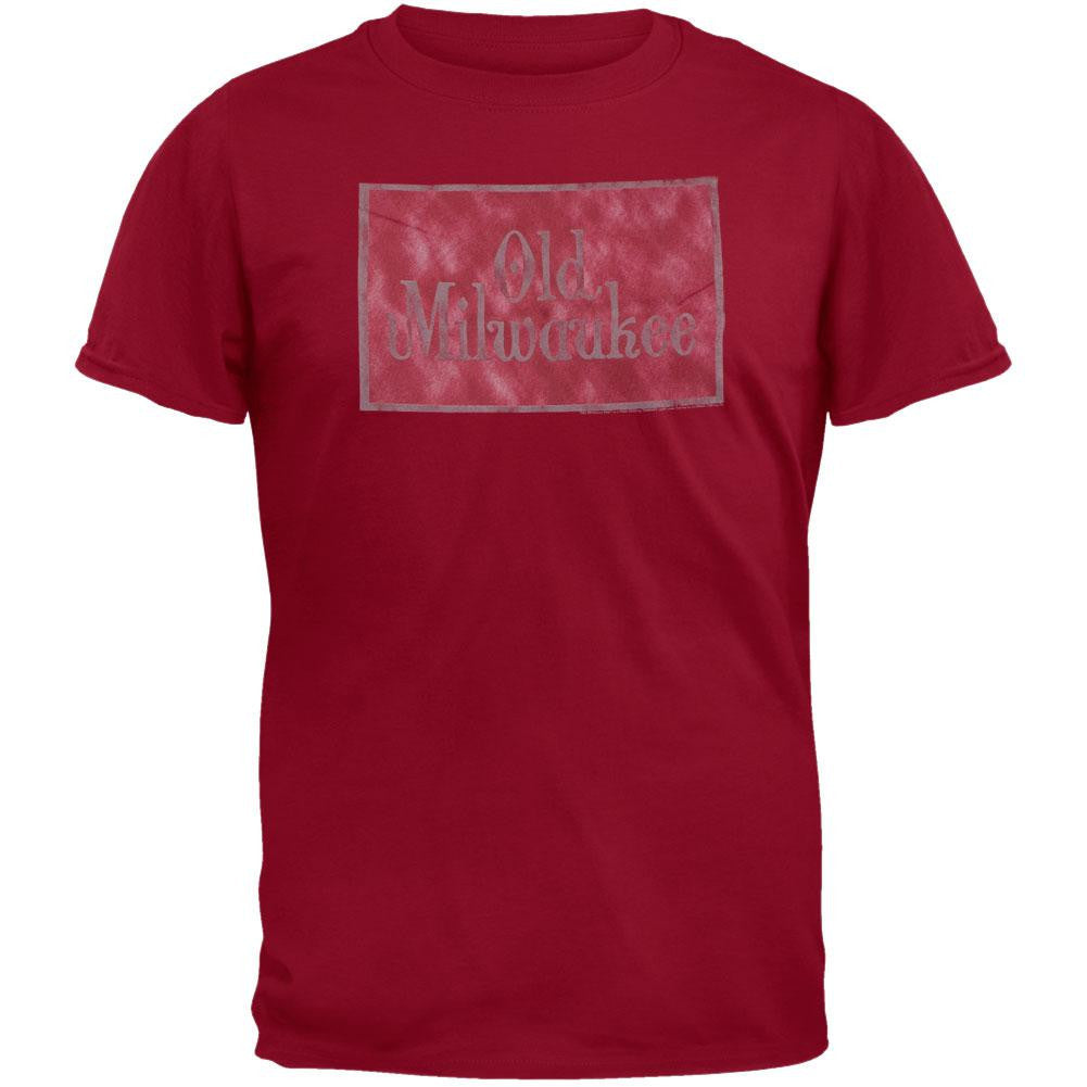 Old Milwaukee - Logo Maroon T-Shirt Men's T-Shirts Old Milwaukee   