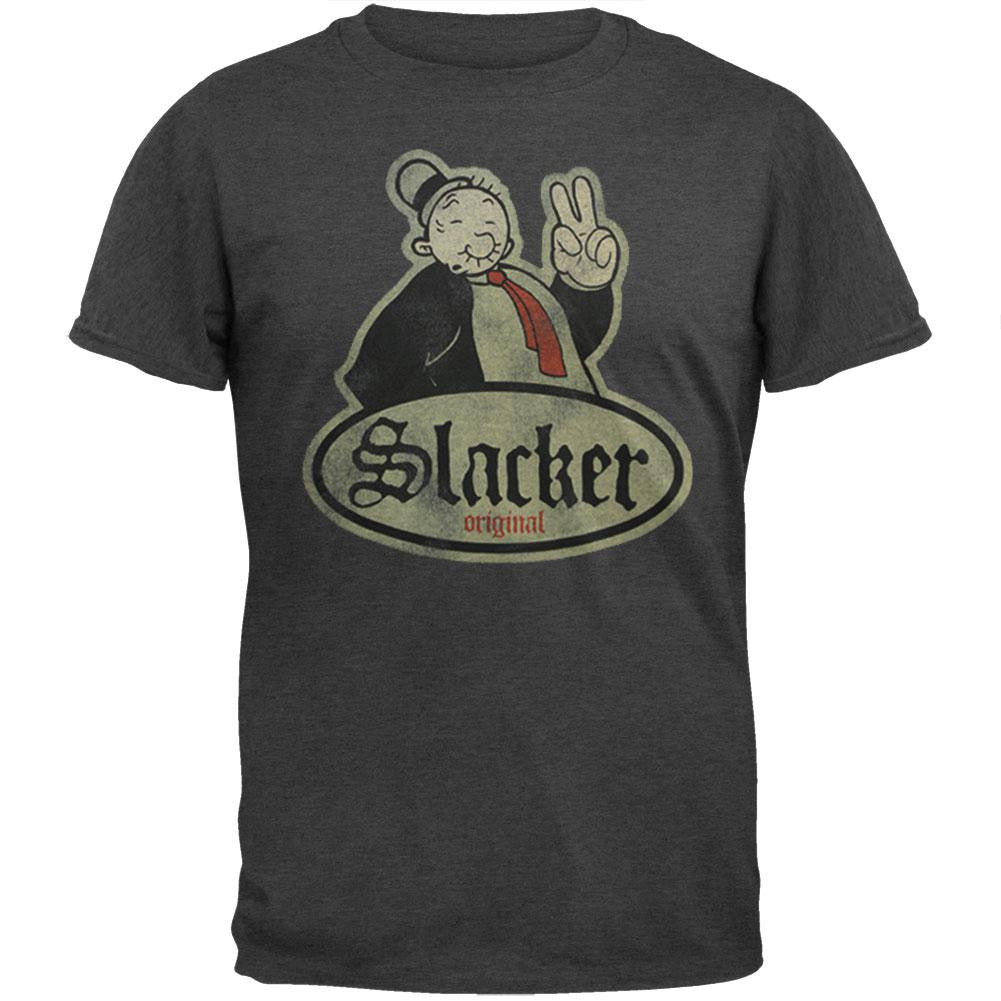 Popeye - Slacker T-Shirt Men's T-Shirts Popeye 2XL Grey 