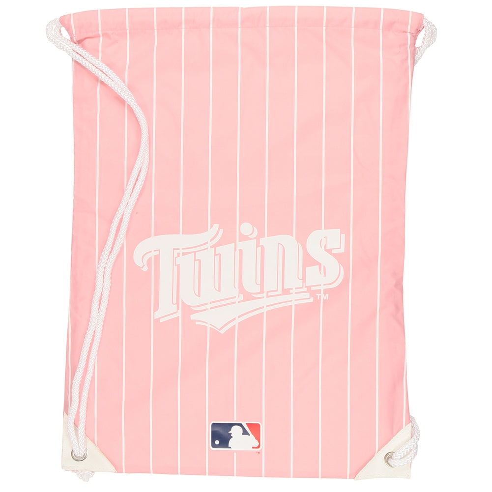 Minnesota Twins - Logo Pink Nylon Backsack Backsacks Old Glory OS Pink 