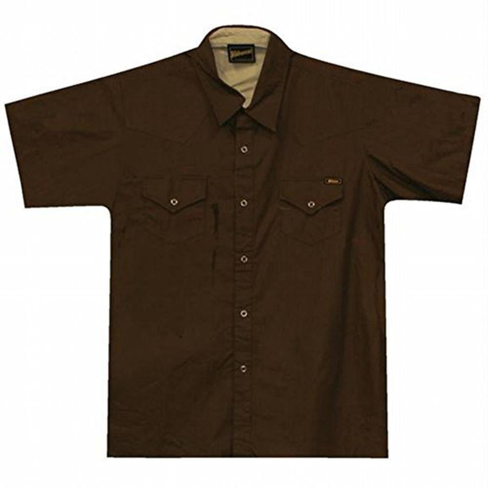 Kik Wear -Brown Women's Work Shirts Women's Work Shirts Kikwear LG Brown 