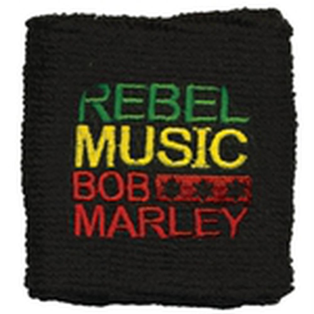 Bob Marley - Rebel Wristband Wristbands Old Glory OS Black 