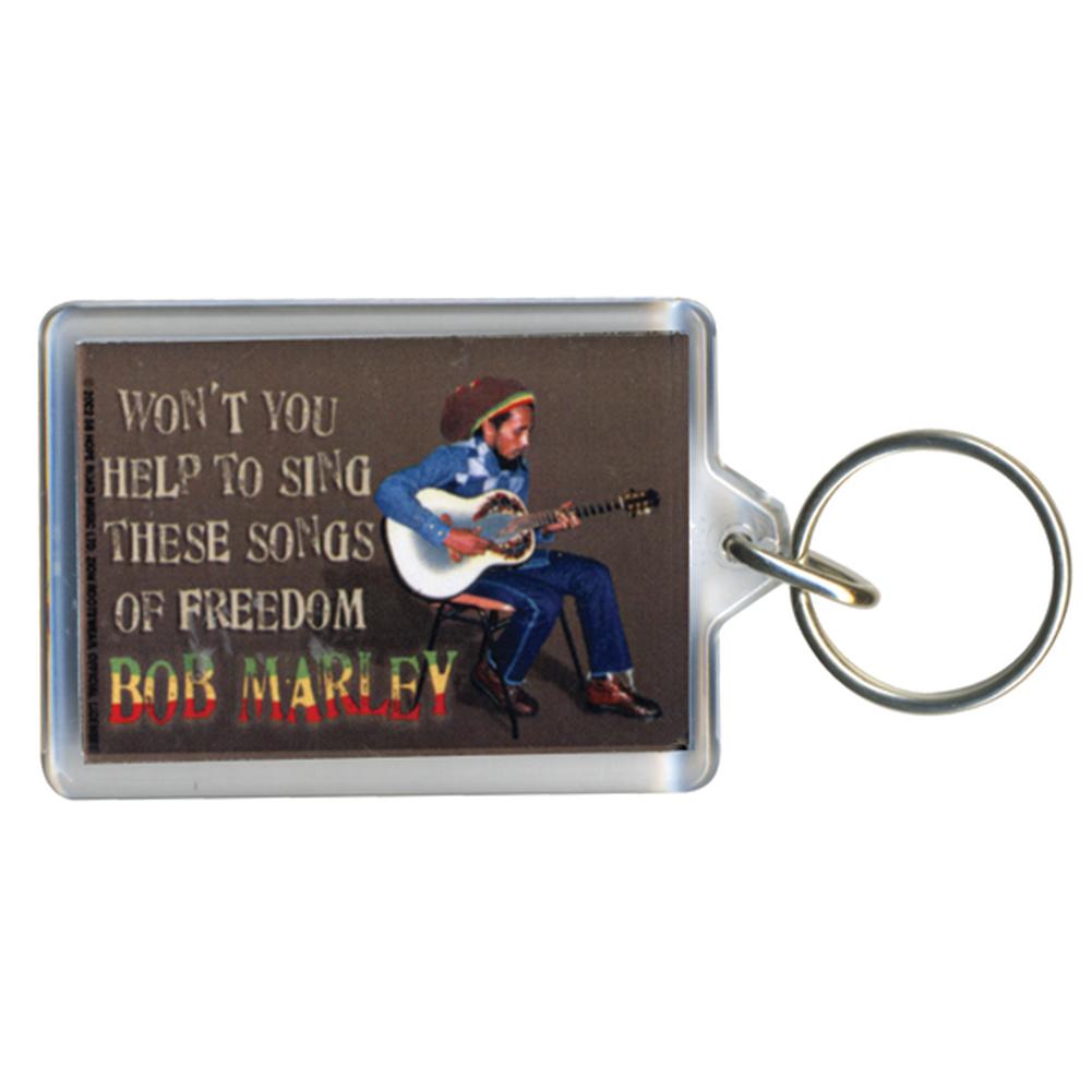 Bob Marley - Songs Keychain Keychains Old Glory   