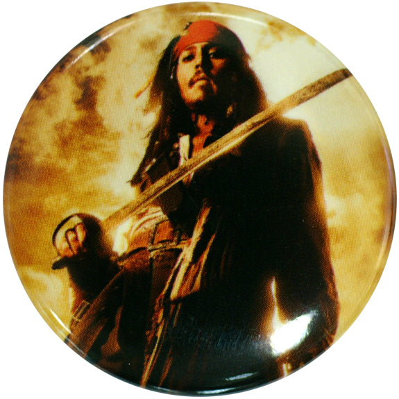 Pirates Of The Caribbean - Jack Button Buttons Pirates of the Caribbean OS Multi 