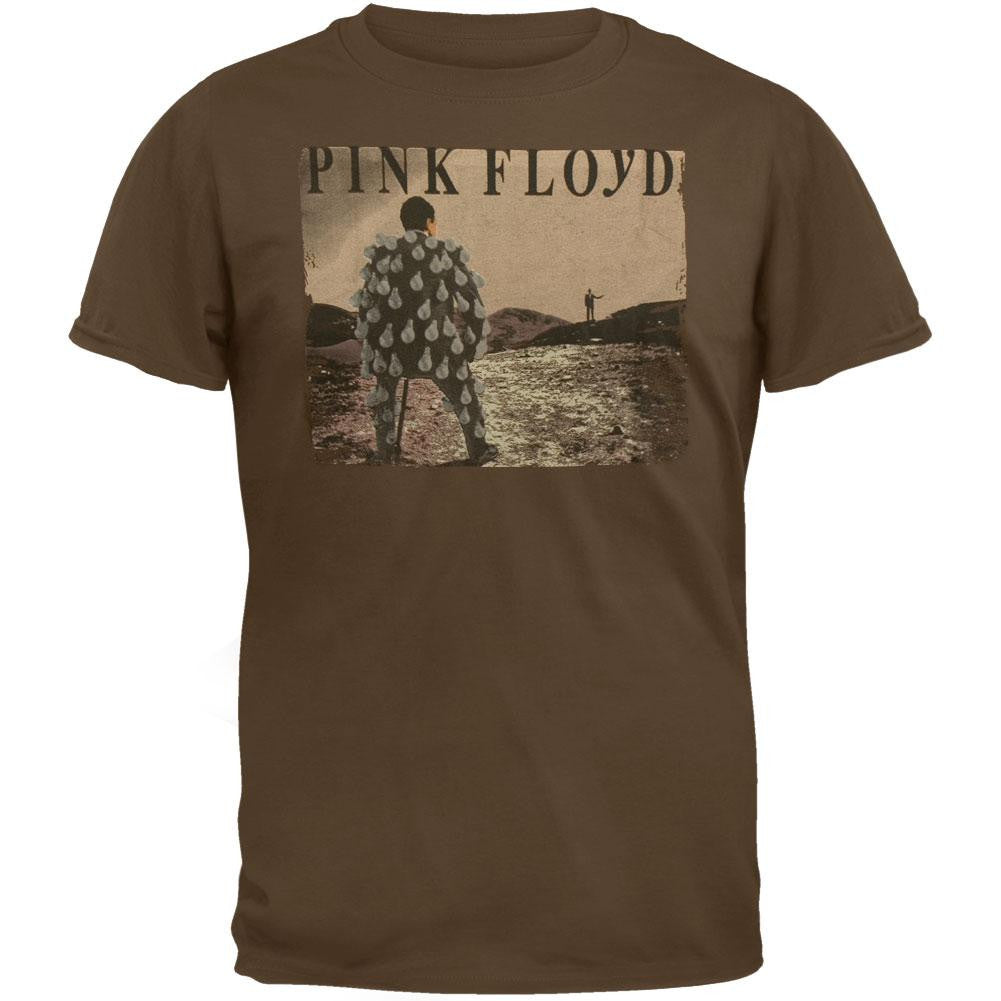 Pink Floyd - Delicate Sounds Brown T-Shirt Men's T-Shirts Pink Floyd MD Brown