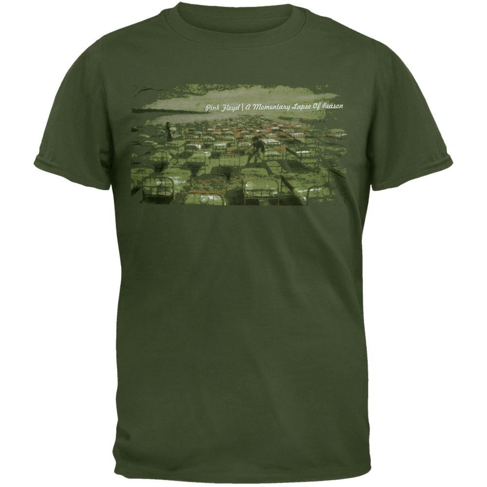 Pink Floyd - Momentary Lapse Soft Adult T-Shirt Men's T-Shirts Pink Floyd 2XL Dark Green 