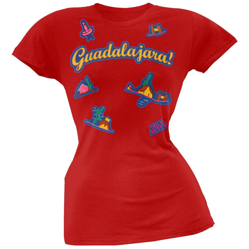 Ugly Betty - Guadalajara Juniors T-Shirt Juniors T-Shirts Ugly Betty SM Red 