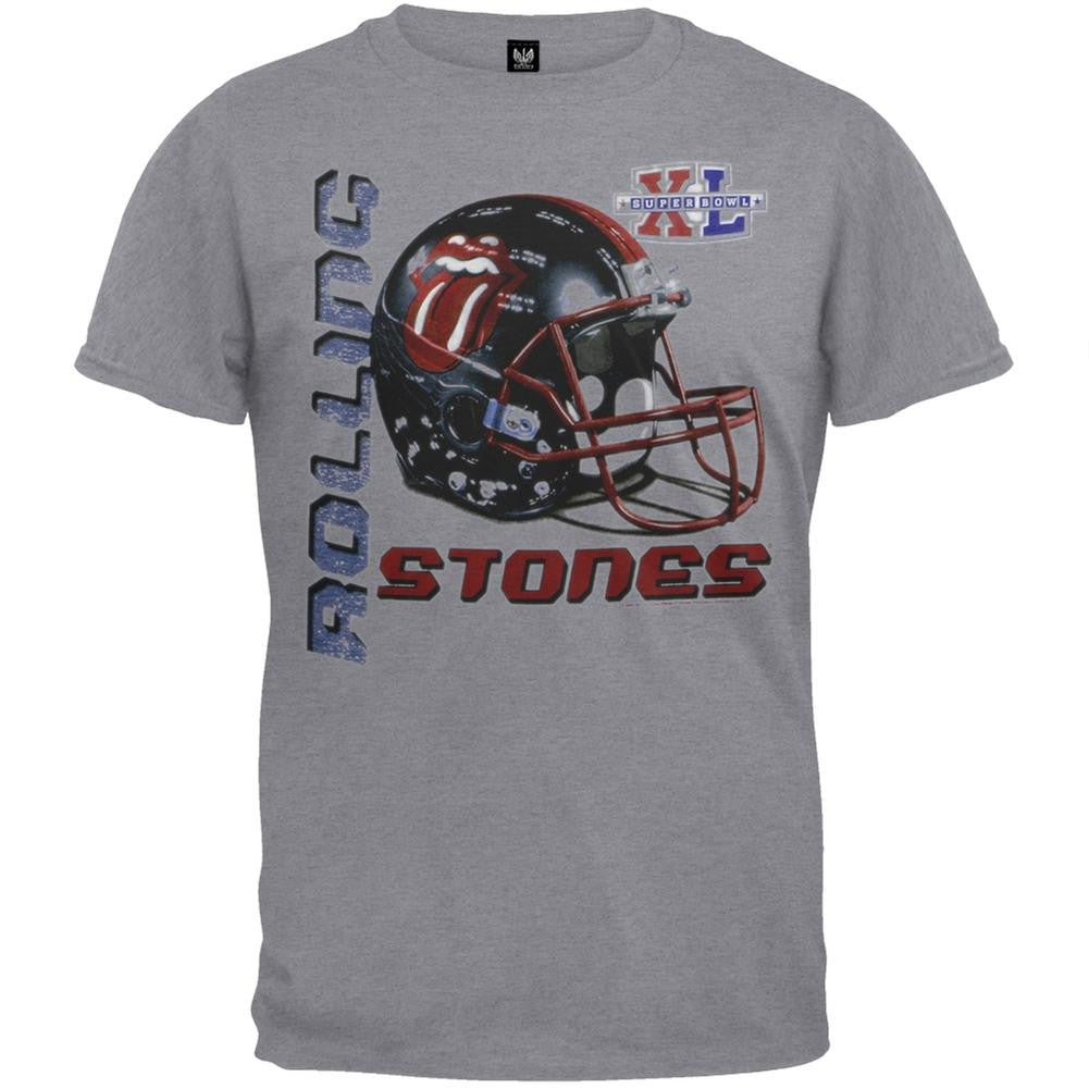 Rolling Stones - Super Bowl T-Shirt Men's T-Shirts Rolling Stones MD Grey