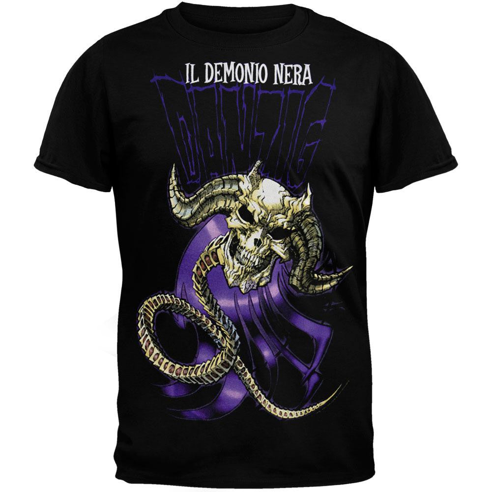 Danzig - Il Demonia Black T-Shirt Men's T-Shirts Danzig SM Black 