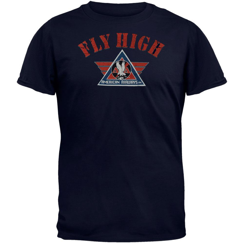 American Airlines - Fly High Soft T-Shirt Men's T-Shirts American Airlines XL Dark Blue 