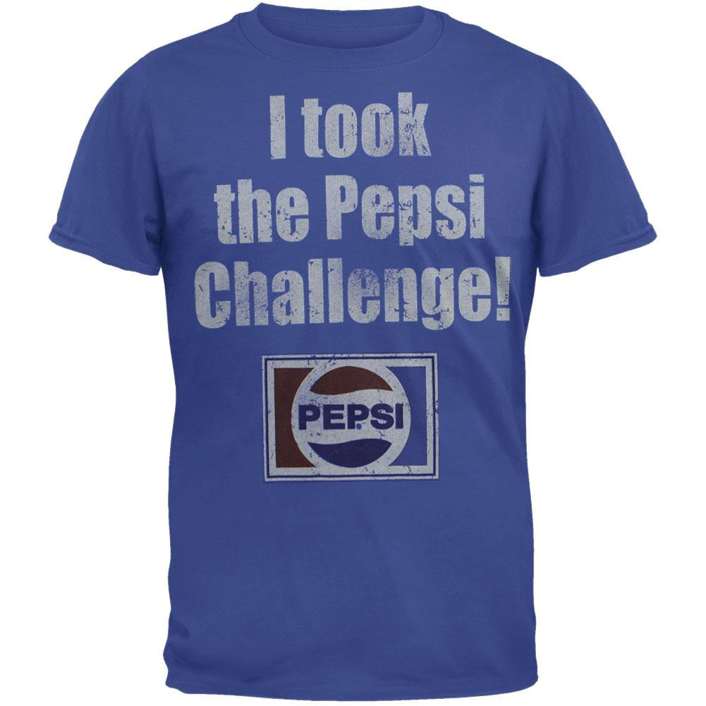 Pepsi - I Took The Pepsi Challenge T-Shirt Men's T-Shirts Pepsi 2XL Blue 